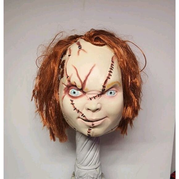Halloween CURSE OF CHUCKY - SCARRED CHUCKY Latex Mask TOTS Officially Licensed - Picture 16 of 16